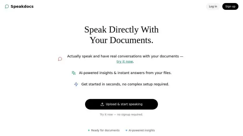 SpeakDocs
