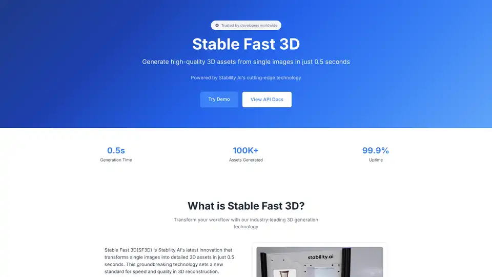 Stable Fast 3D