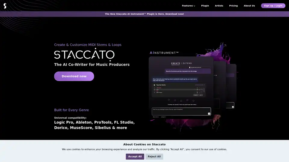 Staccato AI Instrument