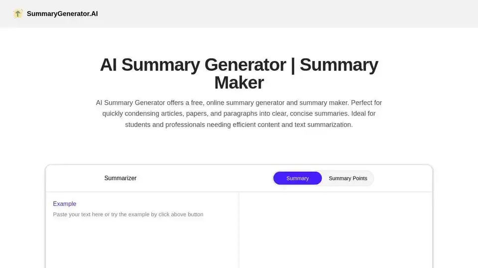 SummaryGenerator.AI