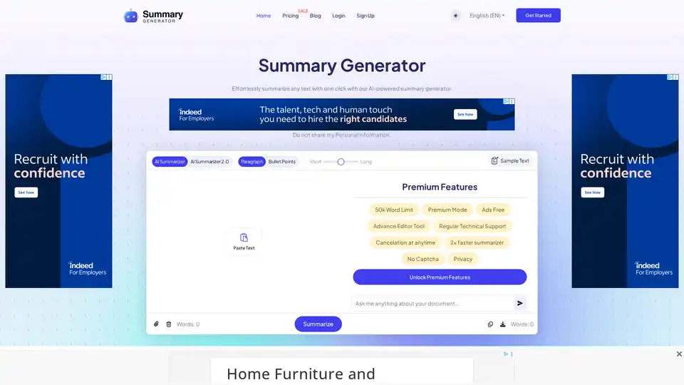 AI Summary Generator