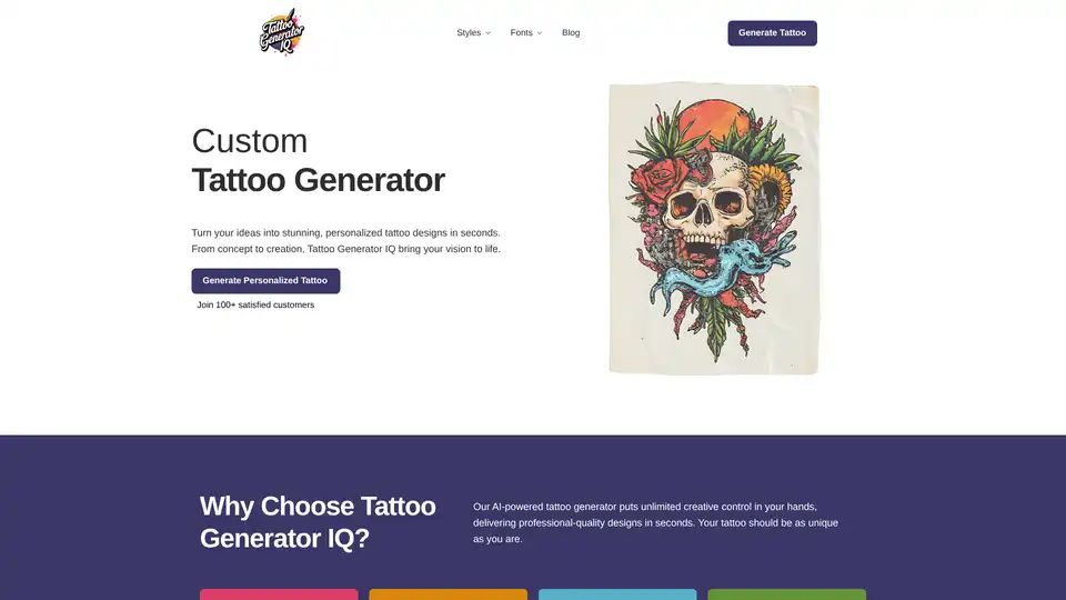 Tattoo Generator IQ