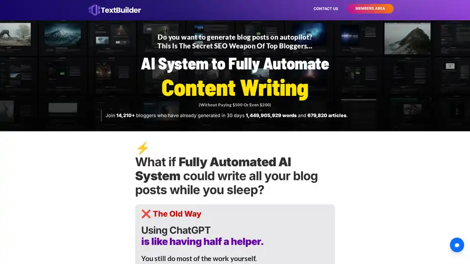 TextBuilder AutoPilot