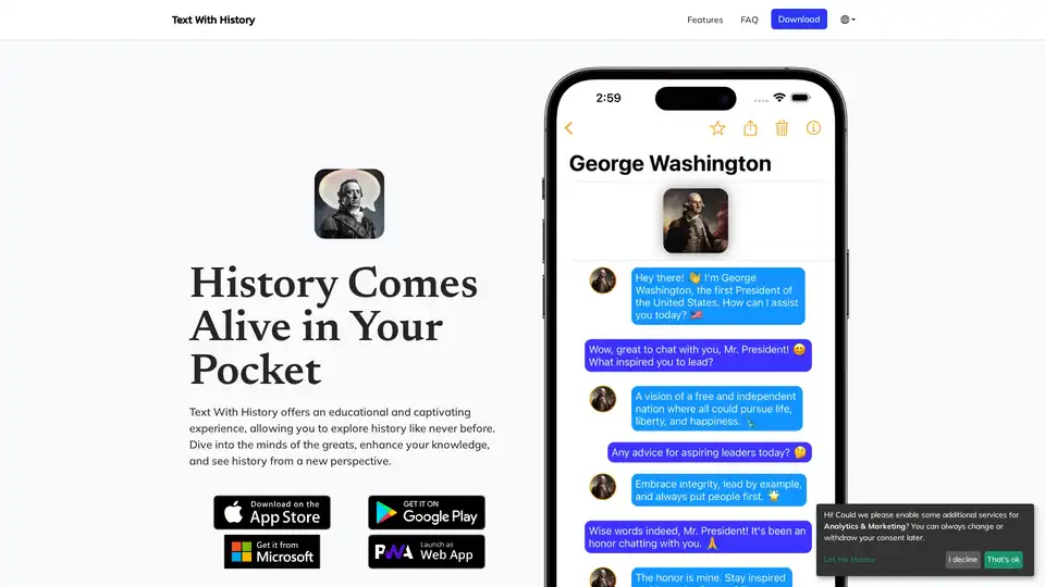 Text With History