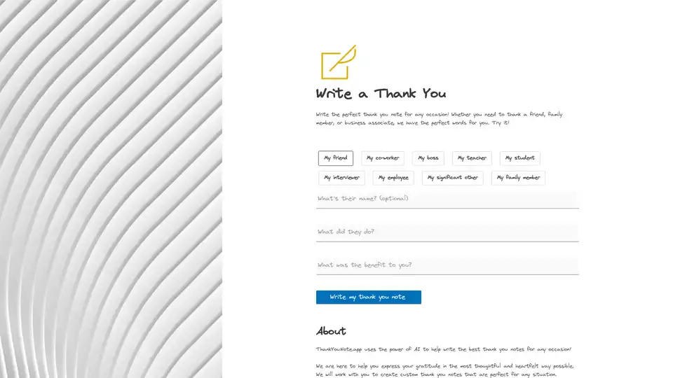 ThankYouNote.app