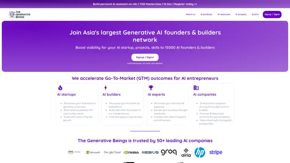 The Generative Beings