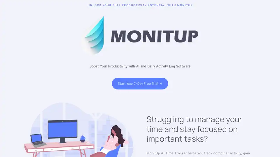 MonitUp AI Time Tracker