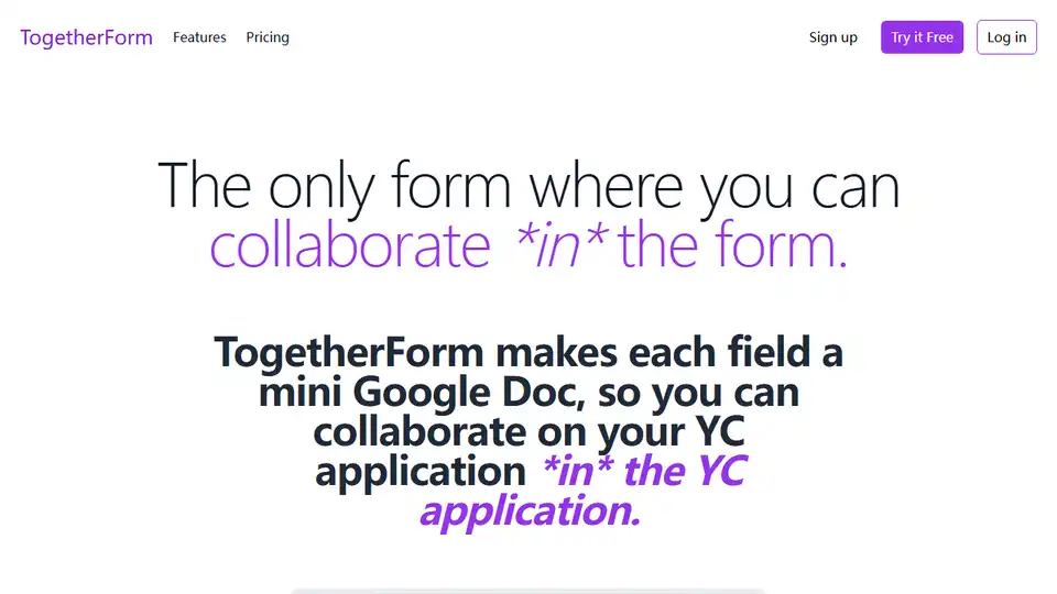 TogetherForm