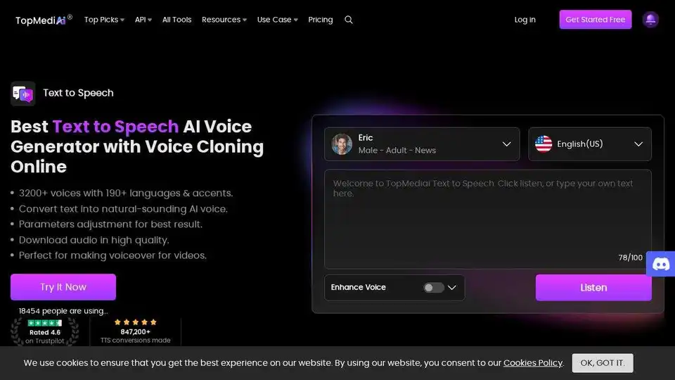 TopMediai: AI Voiceover & Music Tools for Easy Content Creation