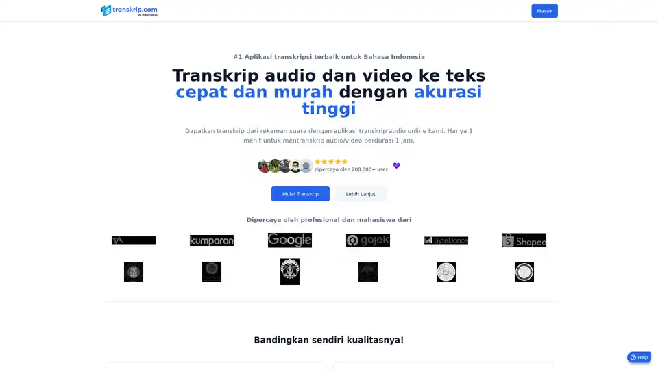 Transkrip.com