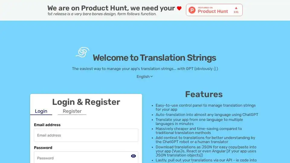 Translation Strings