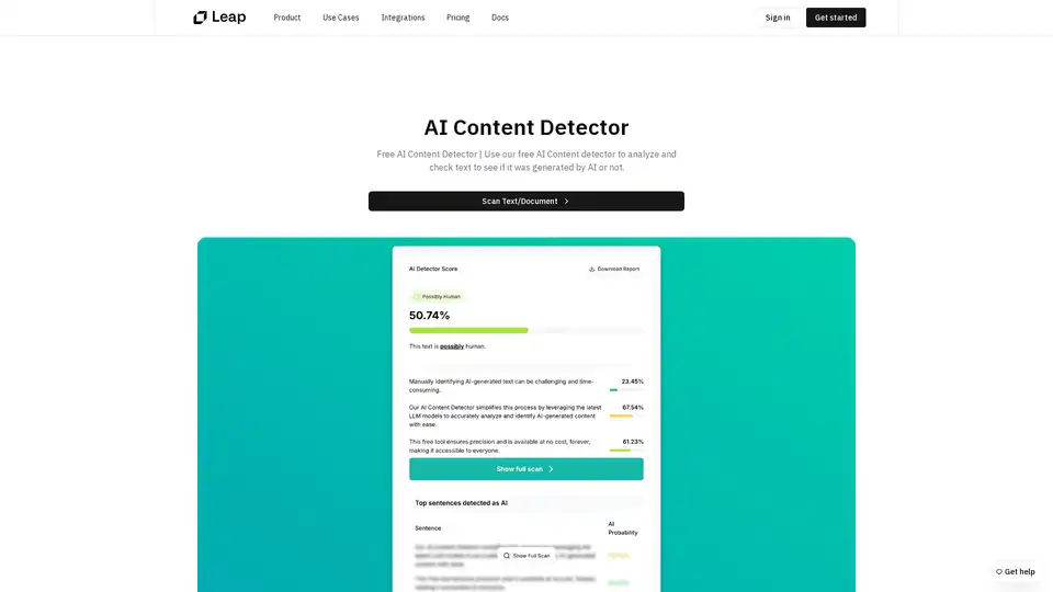AI Content Detector