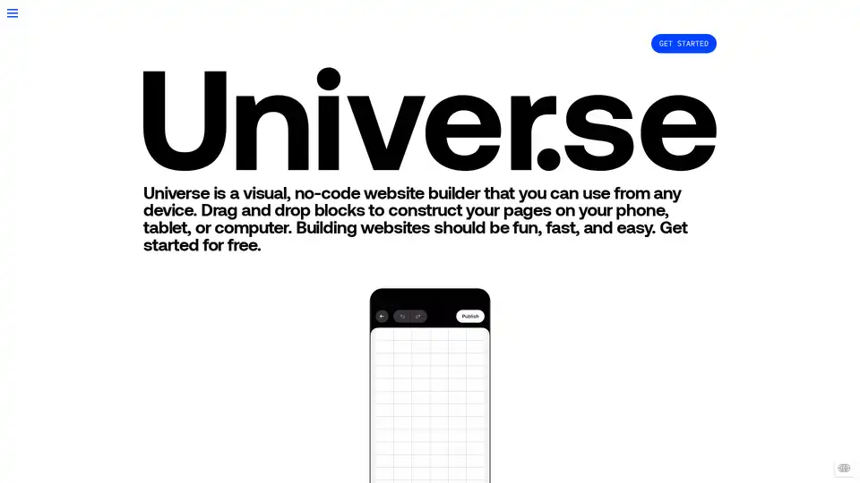 Universe Website Builder