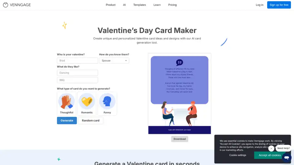 Valentine’s Day Card Maker