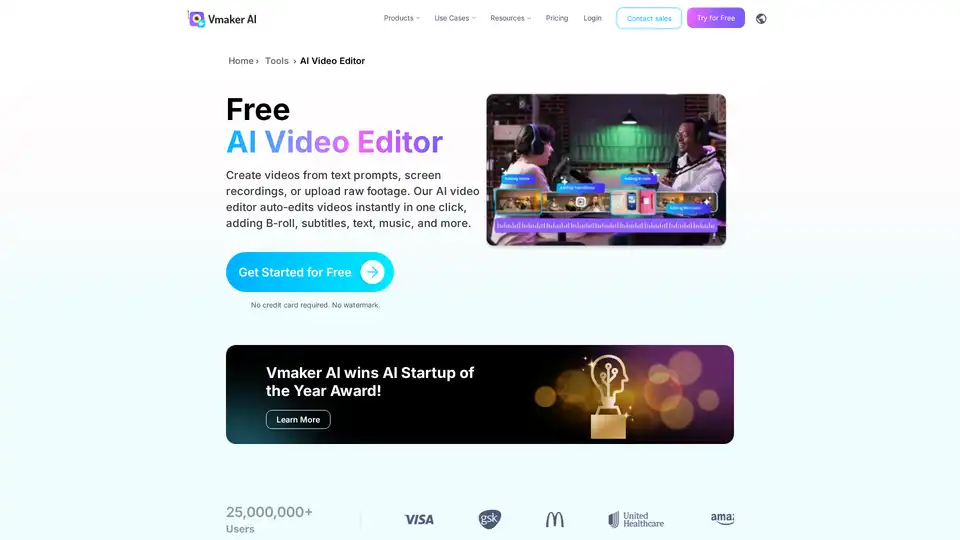 Vmaker AI Video Editor