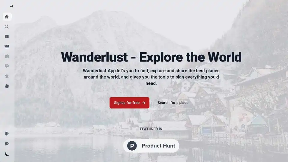 Wanderlust App