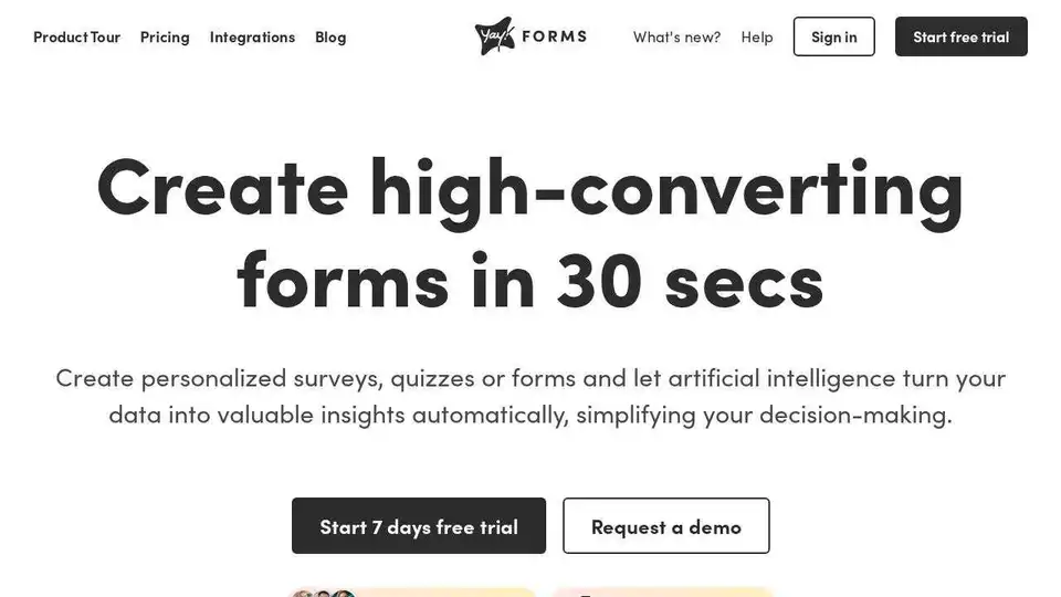 Yay! Forms